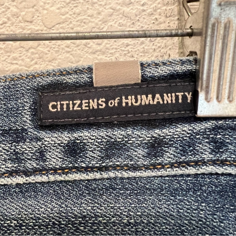 Citizens of Humanity Womens Melanie Cropped Wide Leg Jeans Size 27 Cotton - Picture 10 of 15